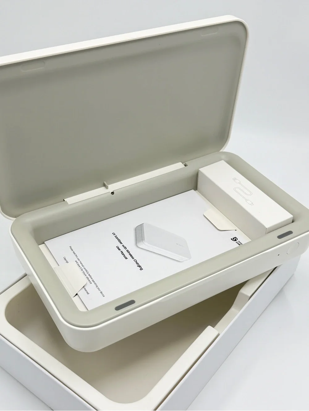 New Samsung UV Sanitizer Wireless Charging Dock, GP-TOU020SACWU